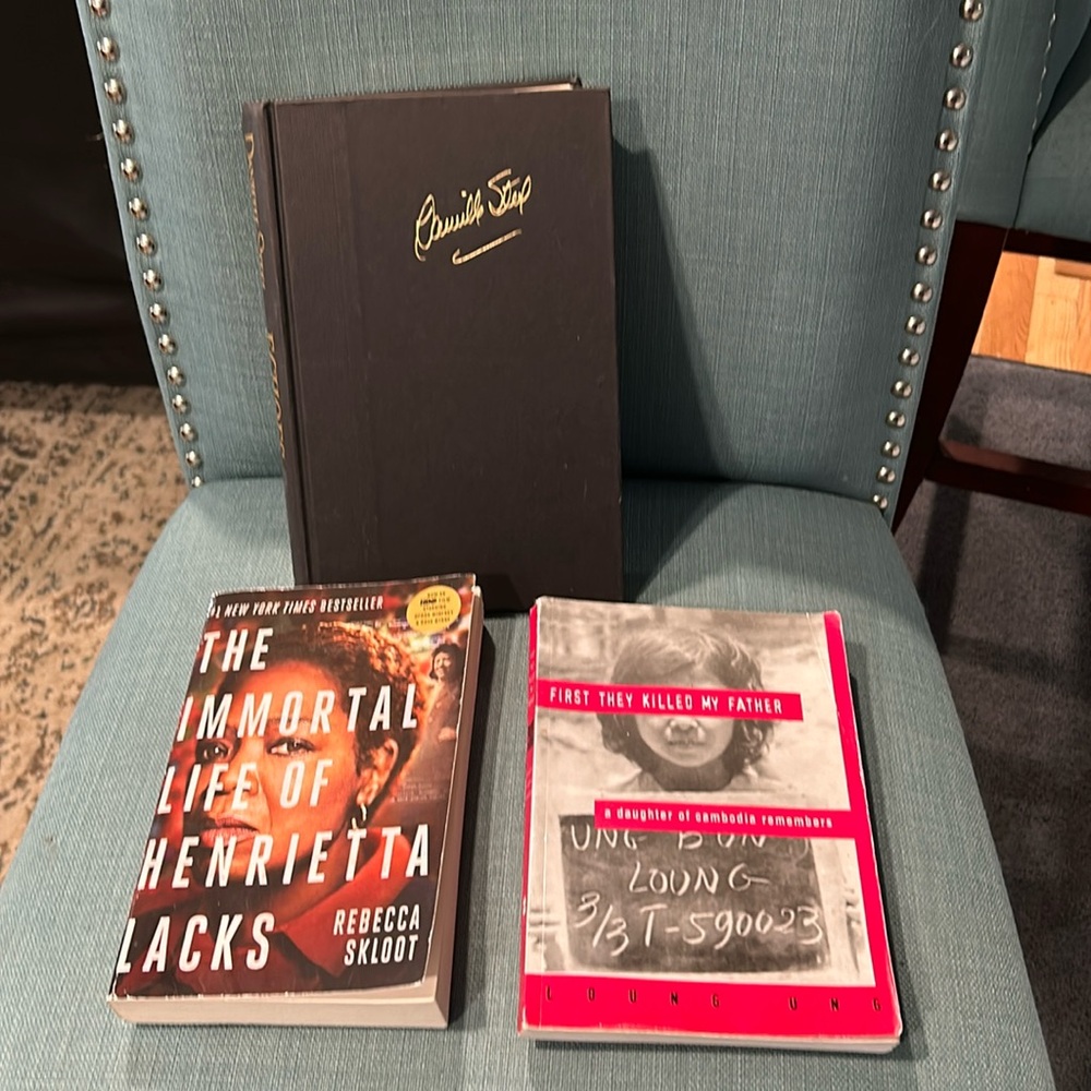 Lot of 3 adult reading books